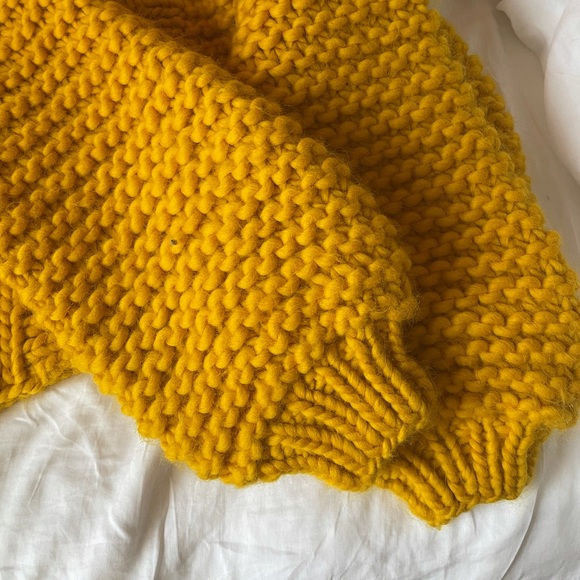 I Love Mr Mittens Sweater in RARE (Vibey) Yellow - Picture 2 of 6